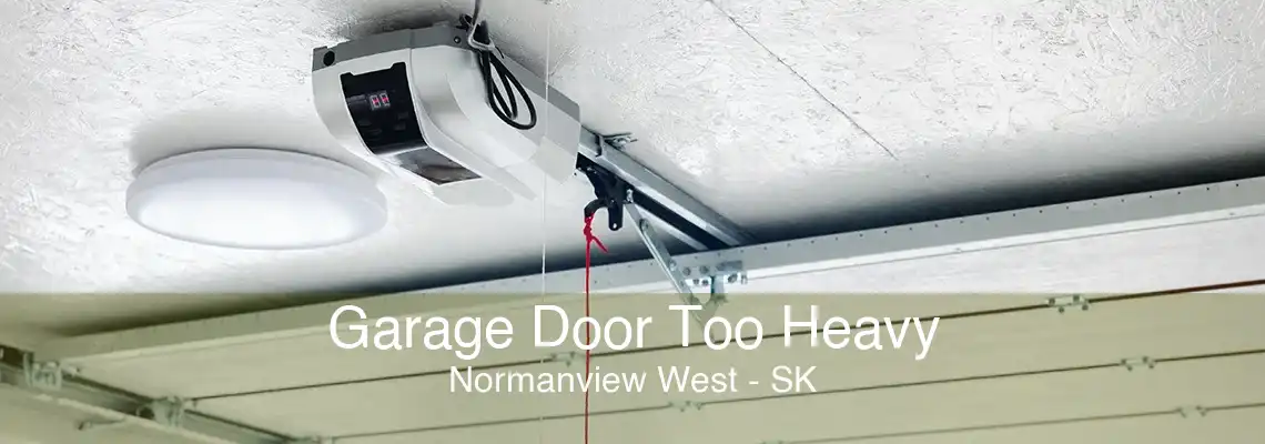 Garage Door Too Heavy Normanview West - SK