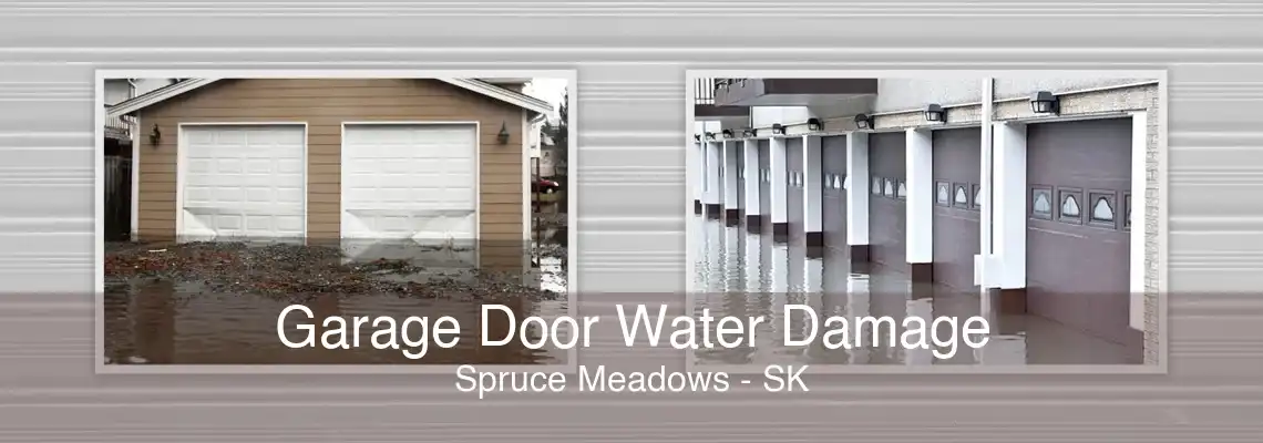 Garage Door Water Damage Spruce Meadows - SK