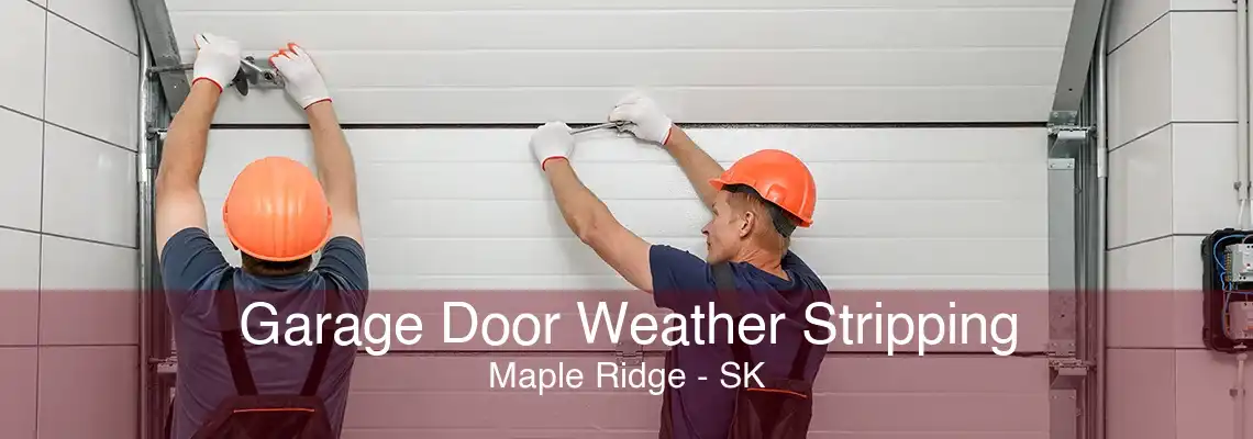 Garage Door Weather Stripping Maple Ridge - SK