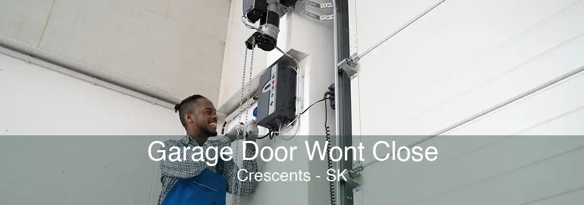 Garage Door Wont Close Crescents - SK