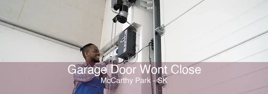Garage Door Wont Close McCarthy Park - SK