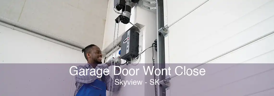 Garage Door Wont Close Skyview - SK