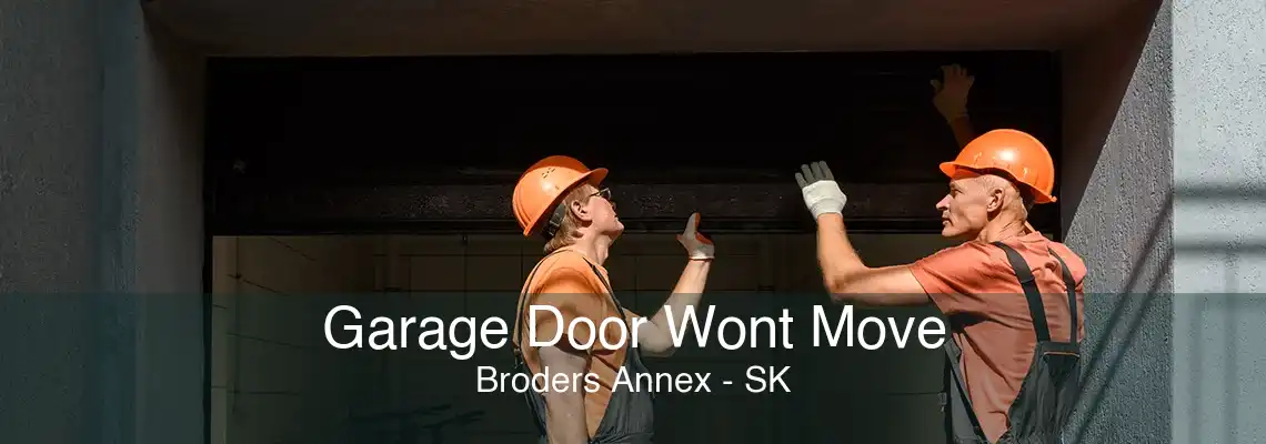 Garage Door Wont Move Broders Annex - SK