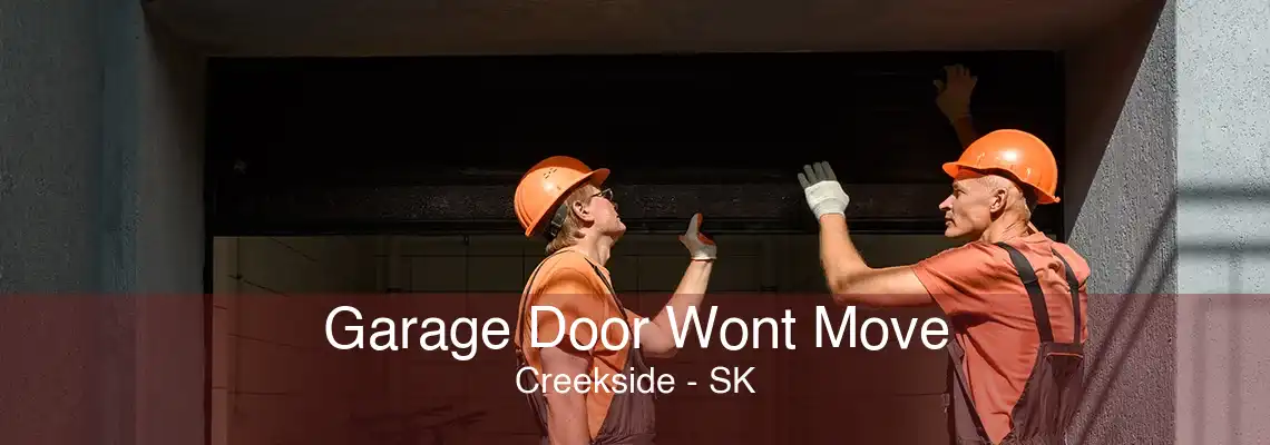 Garage Door Wont Move Creekside - SK
