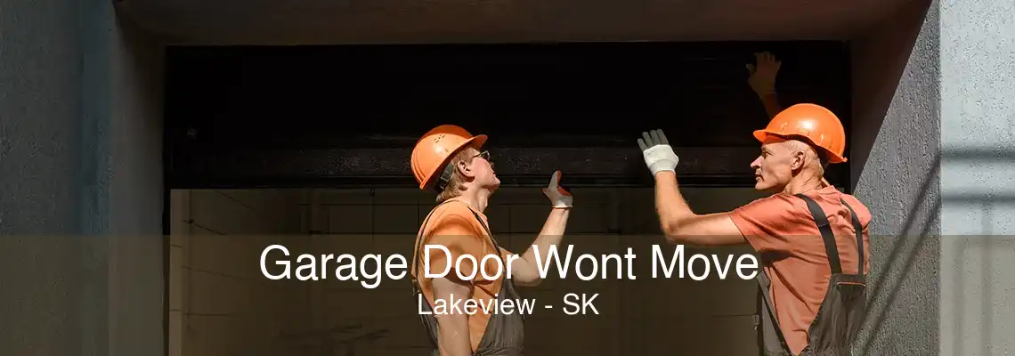 Garage Door Wont Move Lakeview - SK