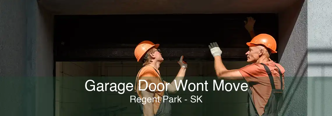 Garage Door Wont Move Regent Park - SK