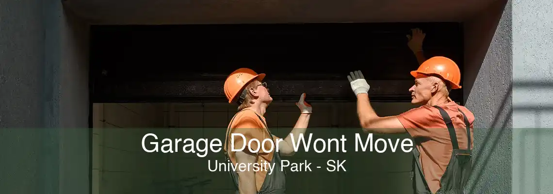 Garage Door Wont Move University Park - SK