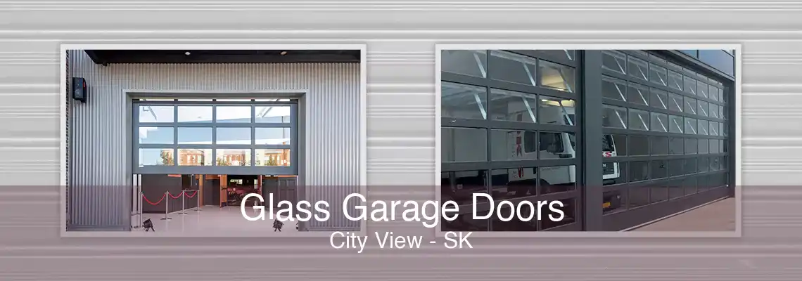 Glass Garage Doors City View - SK