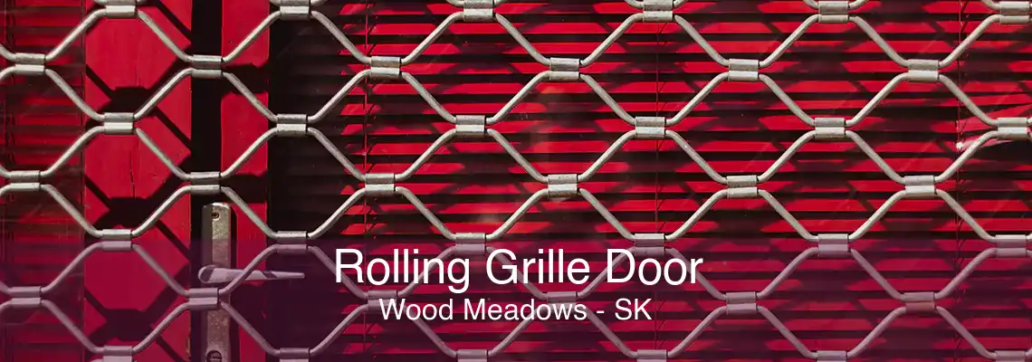 Rolling Grille Door Wood Meadows - SK
