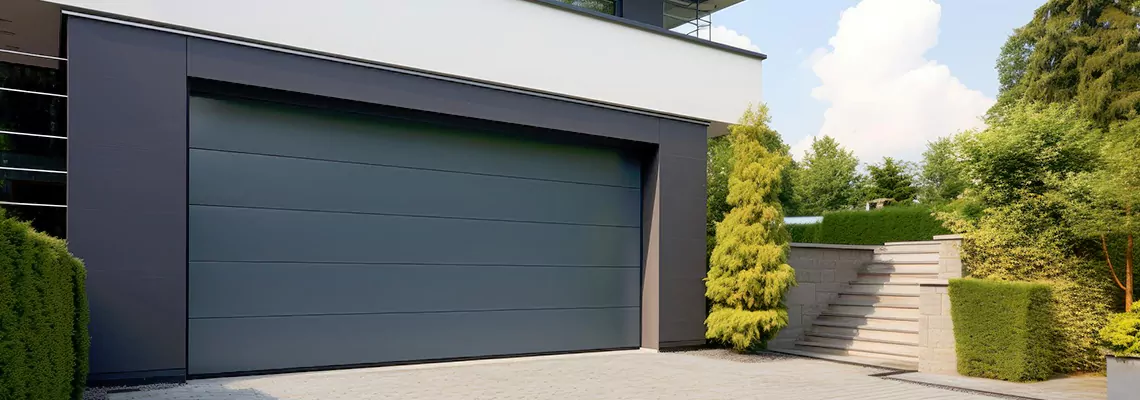 Haas Galvanized Steel Garage Door in Regent Park, SK