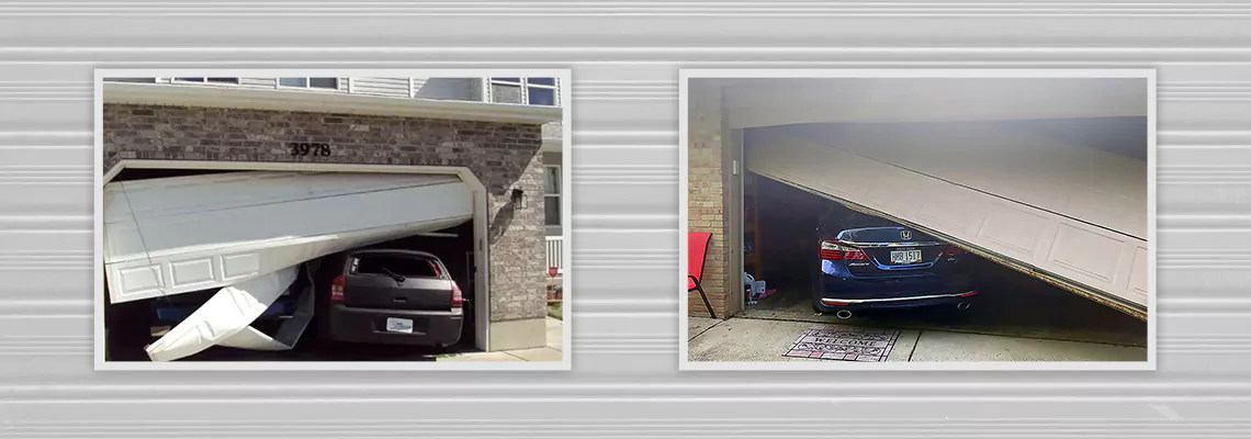 Repair Commercial Garage Door Got Hit By A Car in Regent Park, SK